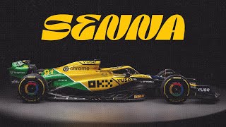 Ayrton Senna Inspired Special Livery  McLarens 2024 Monaco Grand Prix Livery [upl. by Patrice]