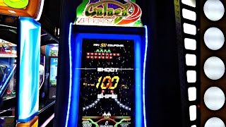 Galaga Assault Arcade Ticket Redemption Game At Dave amp Busters Gameplay Video With 4 Kids [upl. by Dee]