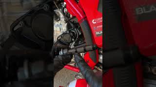 Full Oil Change video on my channel dirtbike motocross oil shorts [upl. by Ahsla]