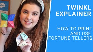 How to Print and Use Fortune Tellers [upl. by Nothgierc]