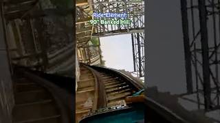 Ride Element 90° Banked Hill rollercoaster [upl. by Nikral]