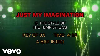 The Temptations  Just My Imagination Karaoke [upl. by Neyuq]