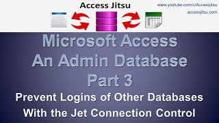 Microsoft Access An Admin Db Part 3 [upl. by Aivatnuhs]