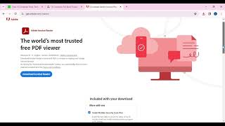 how to install adobe reader on windows 10 [upl. by Ahsekram863]