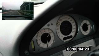 MercedesBenz W211 E270 CDI 177PS acceleration 0100km [upl. by Burnard]