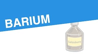 BARIUM  Chemie  Anorganische Verbindungen – Eigenschaften und Reaktionen [upl. by Casabonne]