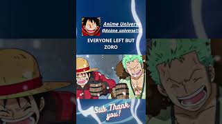 ZORO RESPECTS LUFFY  ONE PIECE EDIT [upl. by Gytle]