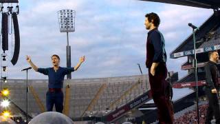 Take That  crowd singing Fields of Athenrye  Dublin Croke Park 19062011 [upl. by Rriocard]