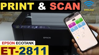 Epson EcoTank ET2811 Scanning amp Printing [upl. by Tolland]