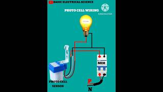 Photocell wiring connection Diagram shorts [upl. by Outhe]