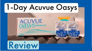 ACUVUE OASYS 1day Contact Lens Review not sponsored  Best contacts for astigmatism [upl. by Eelesor495]