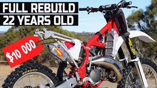 JawDropping Dirt Bike Restoration  2 stroke YZ125 [upl. by Redmund630]