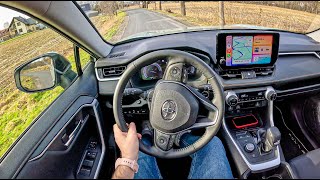 NEW Toyota RAV4 Adventure 2024 25 Hybrid 222 HP 0100 POV Test Drive 1973 Joe Black [upl. by Molloy166]