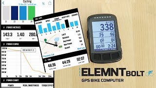 Wahoo ELEMNT Companion App Post Ride Analysis [upl. by Iluj]