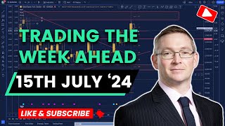 Trading the Week Ahead 15th July 2024 [upl. by Nashom]