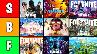 THE ULTIMATE FORTNITE SEASON TIER LIST 🔥 [upl. by Whitehurst]