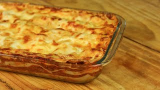 Cómo hacer LASAÑA o PASTICHO  Receta de salsa bechamel y boloñesa [upl. by Neyu403]