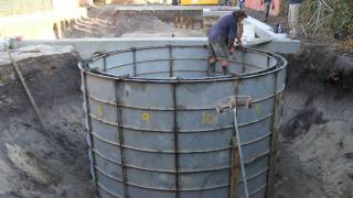 Water Tank Construction Timelapse [upl. by Irot308]