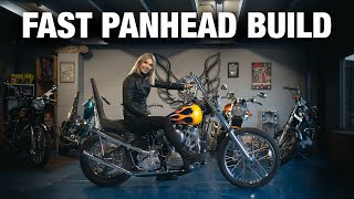 Panhead Chopper Build  No Harley Davidson parts used  Custom Series by Tomboy a bit [upl. by Yrelle789]