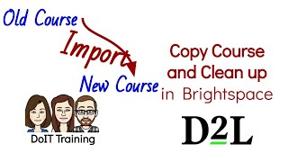 Brightspace Import Course Build Course Outline in Course Builder clean up Contents link Content [upl. by Malvina]