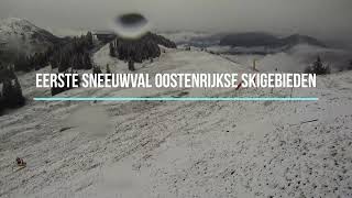 Eerste sneeuwval in skigebieden 31 oktober 2023 [upl. by Judson]