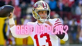 What the 49ers SHOULD do in Week 18👀 [upl. by Hepzi]