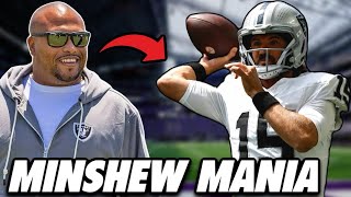 Raiders Vs Vikings Reaction Gardner Minshew SHINES [upl. by Eznyl445]