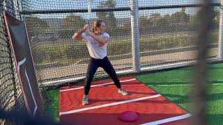 Isabella De Filippis  Softball  Catching and Hitting [upl. by Sido]