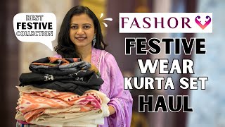 Fashor Festive Kurta Set Haul Trendy Ethnic Wear for Every Occasion [upl. by Nader698]