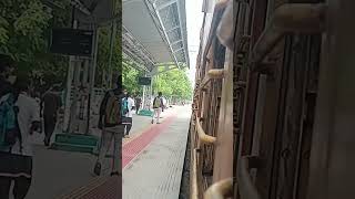 Sengottai Madurai Passenger arrives Tirumangalam railway station [upl. by Adnaloy]