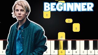 Tom Odell  Another Love  Beginner Piano Tutorial  Easy Piano [upl. by Kayley]