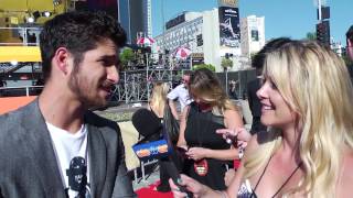 Tyler Posey Interview  2012 MTV Video Music Awards [upl. by Sullivan593]