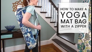 How to Make a Yoga Mat Bag [upl. by Nico605]