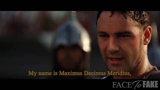 GLADIATOR  Antonio Banderas as Maximus They call him the Spaniard DeepFake [upl. by Zoes]