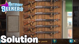 Artifact Seekers  Mini Game Puzzle 36 Shotguns  Solution [upl. by Harshman]