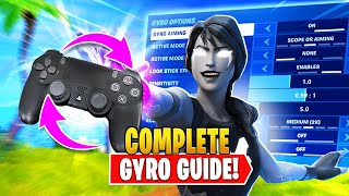 The BEST Fortnite Gyro Control Guide Settings Flick Stick Tips amp More [upl. by Baoj]