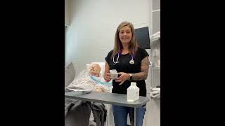 Nursing Skills Tracheostomy Suctioning [upl. by Aynodal]