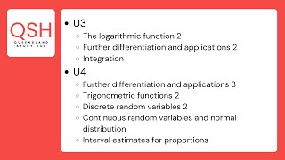 QCE Mathematical Methods  Unit 3 and 4 Masterclass  Darcy Franklin [upl. by Meehar]