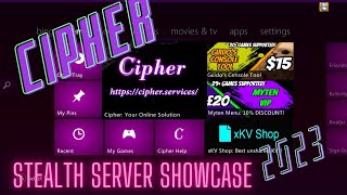 The Best Stealth Server For Your Xbox 360 JtagRgh   Cipher Stealth Download And Showcase 2023 [upl. by Eronel]