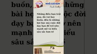 Những câu nói hay và ý nghĩa trong các cuốn nổi tiếng  Sách Nhà Giả Kim 1 phút Radio [upl. by Tlevesor]