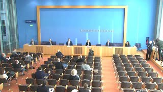 Bundespressekonferenz vom 3112020 zu Pandemielage [upl. by Airla]