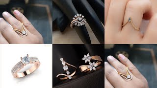 New diamond ring collection lightweight diamond ring design 2024 low budget diamond ring design [upl. by Carlile2]