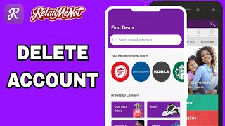 How To Delete Account On RetailMeNot App [upl. by Antonina]