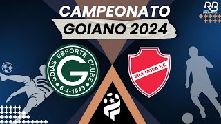 AO VIVO  Goiás x Vila Nova  Campeonato  Goiano 2024 [upl. by Lyns]