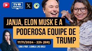 Janja Elon Musk e a poderosa equipe de Trump [upl. by Aynotan191]