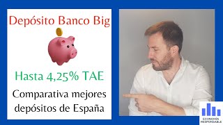 Depósito bancario del Banco BIG en 2024 características y opiniones [upl. by Nanreit]