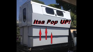 How to Build a Camper a Pop Up on the Back of a Truck Living in a Camper and DIY Camper Ideas [upl. by Kape]