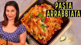 Pasta Arrabiata I Pasta in Red Sauce I रेड सॉस पास्ता  Chef Meghna I Meghnas Food Magic [upl. by Daron]