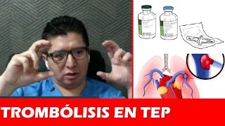 📎 Trombólisis en Tromboembolia Pulmonar 💉🫁🫀 [upl. by Ellener955]