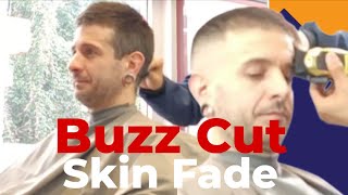 Buzz Cut Skin Fade Haircut for men [upl. by Baal219]